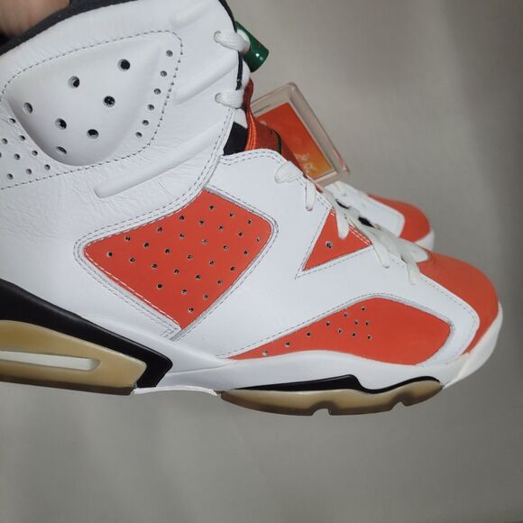 Nike Air Jordan 6 VI size 11 Retro Gatorade 384664-145 Orange white mid-top Men main image 16